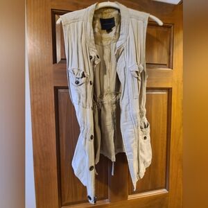 Anthropologie Sanctuary Zipper Utility Vest, Size L